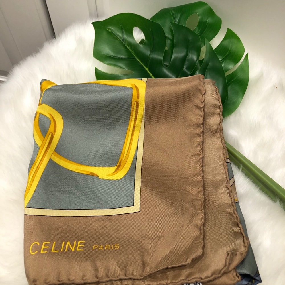 AUTH CÈLINE SCARF - Picture 7 of 9